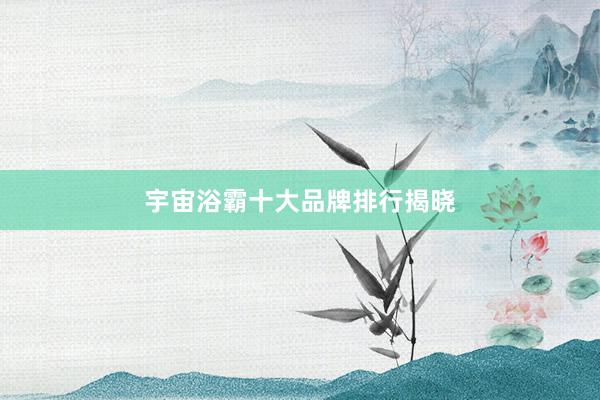 宇宙浴霸十大品牌排行揭晓